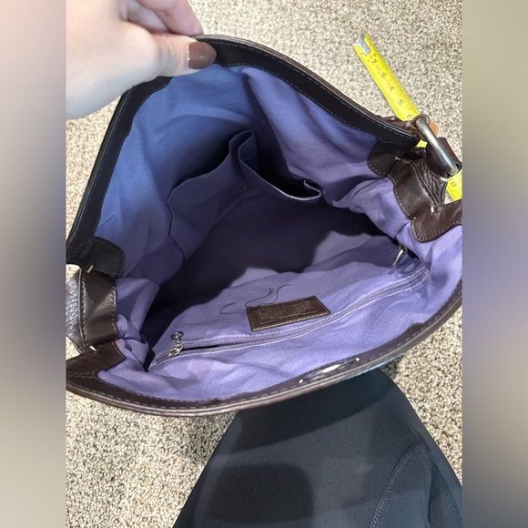 Coach Dark Brown Leather Shoulder Bag - Picture 6 of 7